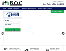 Tablet Screenshot of buildwithroc.com